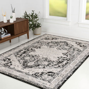 Jerica modern Persian Vintage Medallion Area Rug